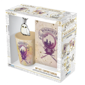 Harry Potter, Amortentia & Hogwarts, Gift Set: taza, llavero y libreta (set de 3 piezas)