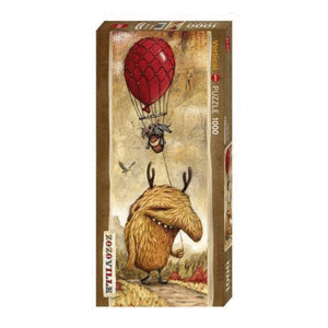 Zozoville, Red Balloon: rompecabezas vertical 1000 piezas