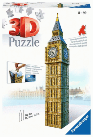 Big Ben: rompecabezas 3D 216 piezas
