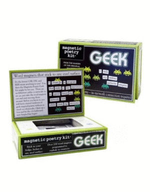 Geek: kit de 200 palabras en magnetos (3174)