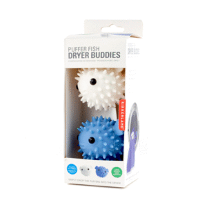 Puffer Fish Dryer Buddies: Set de 4 esferas quitaestática (LB09)