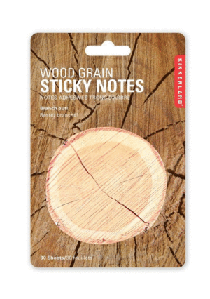 Wood Grain: notas autoadheribles (ST36)