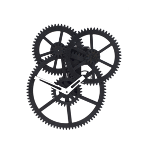 Triple Gear Clock: reloj de pared (CL59)