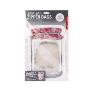 Jam Jar Zipper Large Bag: bolsas para alimentos (CU174-L)