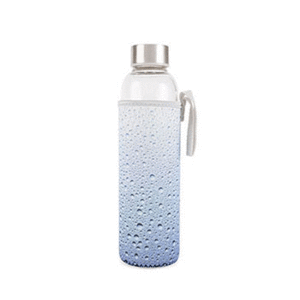Water Glass Bottle + Sleeve: botella para agua (CU245)