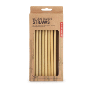 Bamboo Straws+Brush: popotes de bambù 8 pzs. (CU277)
