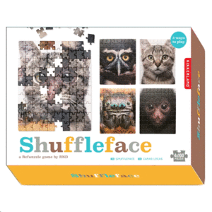 Shuffleface: 4 rompecabezas de 100 piezas c/u