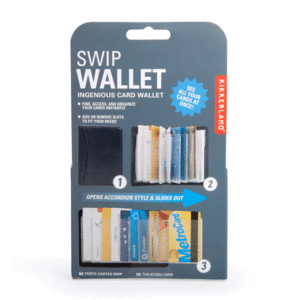 Swip Wallet, Black: tarjetero deslizable (WA20)