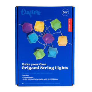 Make Your Own Origami String Lights: kit para crear serie de luces con origami (CR16)