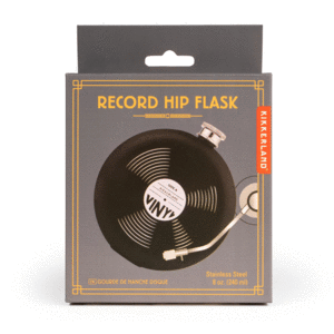 Record Hip Flask: licorera 237ml (BA107)