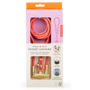 Charge & Carry, Phone Lanyard, Pink: correa para celular (INK37)
