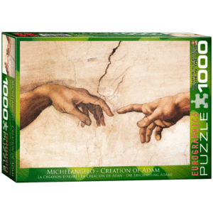 Michelangelo, Creation of Adam: rompecabezas 1000 piezas