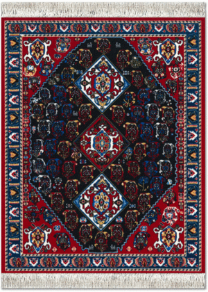 Persian Qashqai Carpet MouseRug: mousepad (MQP-1)