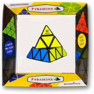 Pyraminx: cubo mágico tipo Rubik piramidal