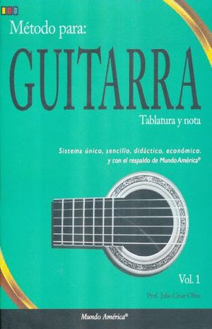 Método para: Guitarra, tablatura y nota