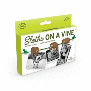 Sloths on a Vine: colgador de fotos