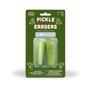 Pickle Erasers: set de 2 borradores