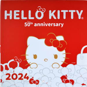Hello Kitty: calendario de pared 2024