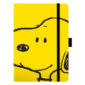 Snoopy, retrato amarillo: libreta