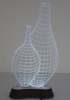 Glow Jarrón: lámpara Led de escritorio