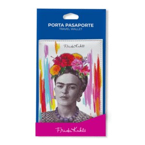 Frida, blanco: portapasaporte
