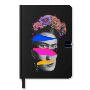 Frida, negro: libreta cosida
