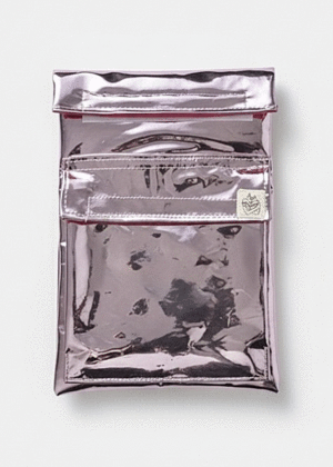 Leer me enciende, rosa: portalibros de vinil