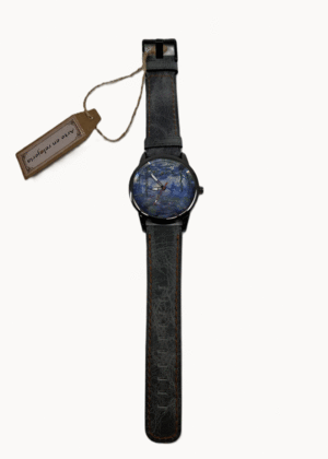 Monet, Nenúfares, mediana, negro, gris: reloj de pulsera