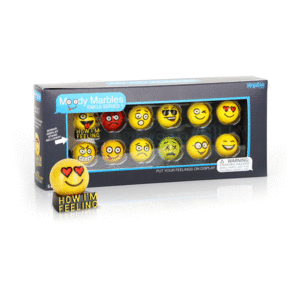 Moody Marbles Emoji 1: set de 12 emoticones