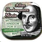 Shakespearmints, My Kingdom For A Mint: pastillas de menta