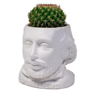 Shakespeare Bust Planter: maceta