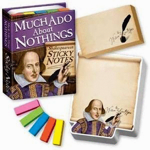 Much Ado About Nothings, Sticky Notes: notas autoadheribles