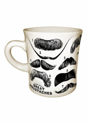 Great Moustaches: taza