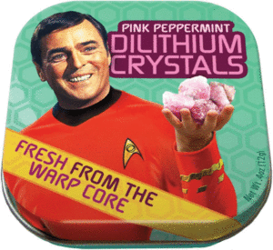 Star Trek, Dilithium Crystals Pink Mints:  pastillas de menta
