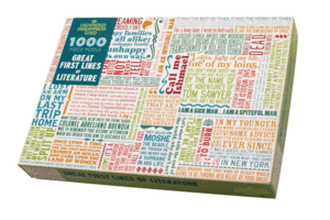 First Lines of Literature Jigsaw Puzzle: rompecabezas 1000 piezas