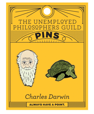 Chales Darwin and Galápagos Tortoise Pins: set de pins coleccionables