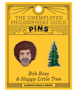 Bob Ross & Happy Little Tree Pins: set de pins coleccionables