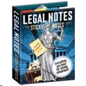 Legal Notes, Sticky Notes: notas autoadheribles