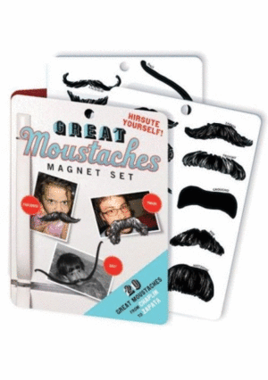 Great Moustaches: set de magnetos