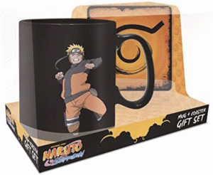 Naruto Shippuden, Clone Jutsu, Gift Set: taza y portavasos (set de 2 piezas)