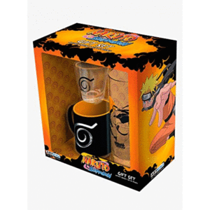 Naruto Shippuden, Naruto, Gift Set: taza, vaso y tequilero (set de 3 piezas)