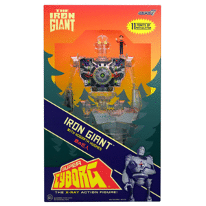 Super Cyborg, The Iron Giant, X-Ray, Clear: figura coleccionable