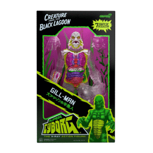 Universal Monsters, Super Cyborg, Creature From The Black Lagoon, X-Ray, Clear: figura coleccionable