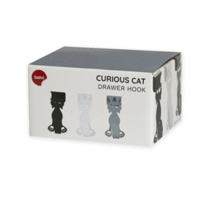 Curious Cat, Drawer Hooks: set de 3 ganchos para cajón