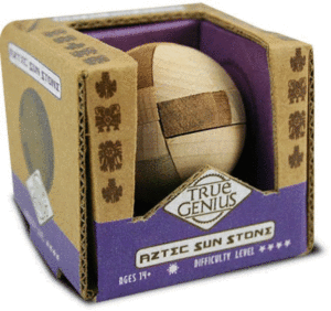 Aztec Sun Stone: rompecabezas de madera