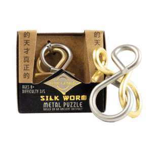 Silk Worm: rompecabezas de metal