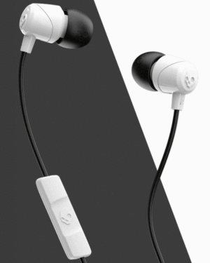 Skullcandy, Jib In-Ear, Wired Earbuds, White & Black: audífonos alámbricos