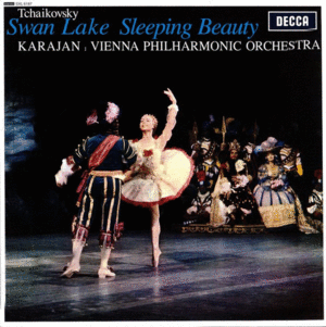 Swan Lake & Sleeping Beauty Suites / Karajan / Vienna P. Orchestra (LP)