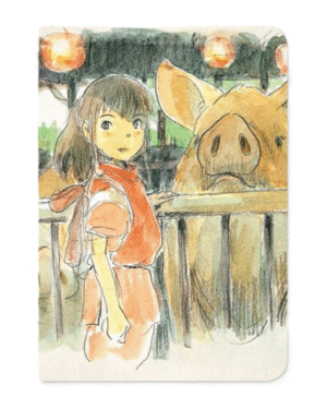 Studio Ghibli, Spirited Away Journal: libreta rayada