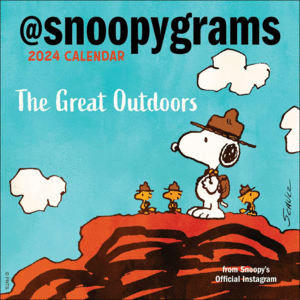 Peanuts, The Great Outdoors: calendario mini de pared 2024
